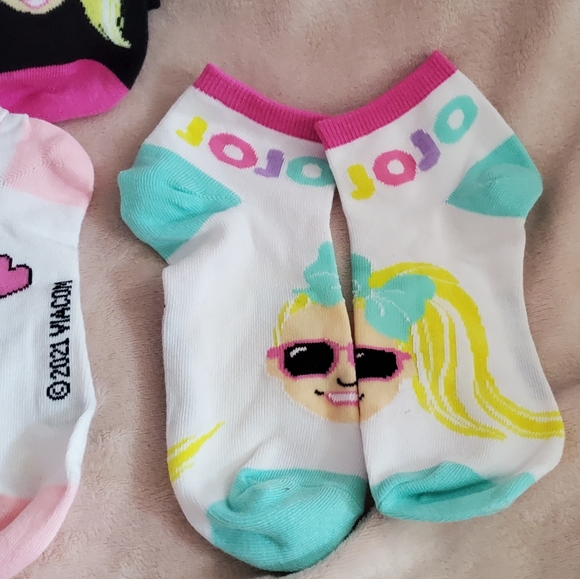 NEW 9 Pair Jojo Siwa Socks, One Size - Picture 5 of 9